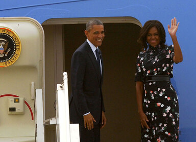 Мишель и Барак Обама