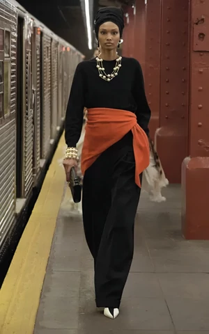 Матье Блази провел шоу Chanel Métiers d’Art в нью-йоркском метро