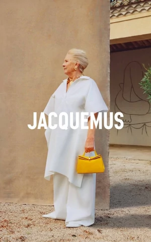 Первым амбассадором Jacquemus стала бабушка основателя дома Лилин Жакмюс