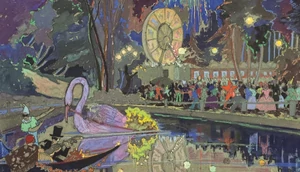 В Музее русского импрессионизма открылась выставка «Под маской», посвященная карнавалам и маскарадам