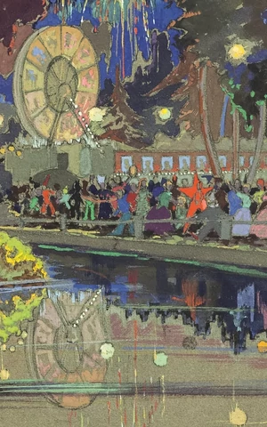 В Музее русского импрессионизма открылась выставка «Под маской», посвященная карнавалам и маскарадам