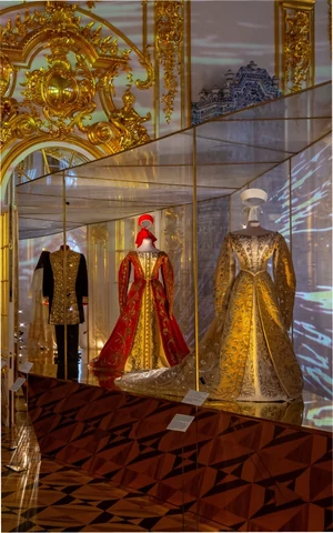 В Екатерининском дворце открылась выставка, посвященная золотошвейному искусству