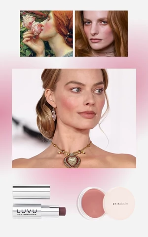 Румянец щек ее багряный. Как бьюти-тренд из «Грозового перевала» захватил модный подиум