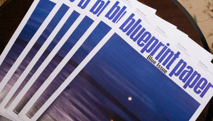 Вышел новый номер The Blueprint Paper, посвященный спецвыпуску #BlueIssue