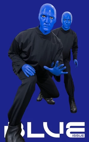 Голубой вагон бежит качается — синие человечки в фольклоре, религии и культуре