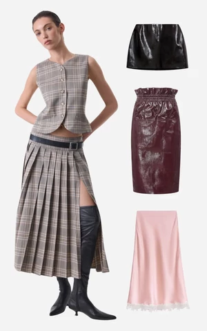 Как у Кэролин Бессетт-Кеннеди или супермоделей 90-х. 64 модных юбки на весну-лето 2026