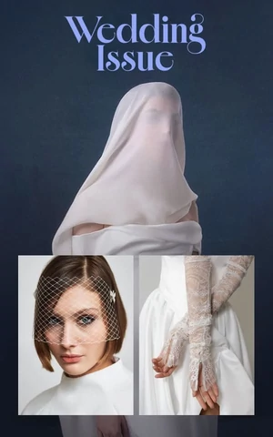 Кружевная испанка, чепец с хрусталем и авоська из жемчуга. 40 самых актуальных аксессуаров для невест