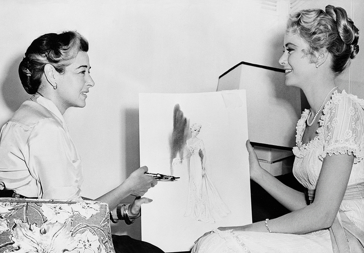 Хелен Роуз и Грейс Келли, 1956