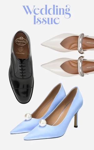 Два сапога — больше, чем просто пара. Вот 33 варианта, во что обуться невесте и жениху в 2026-м