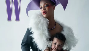 Рианна впервые снялась с дочкой Роки для обложки журнала 