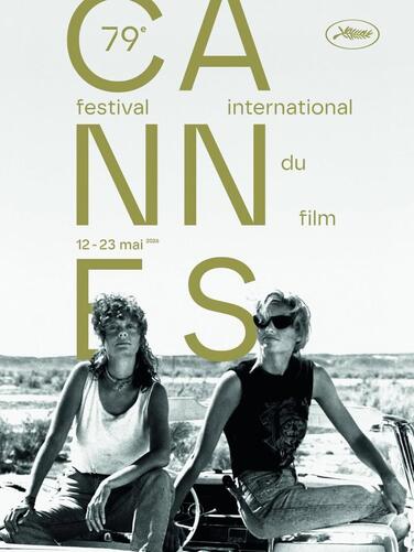 Каннский кинофестиваль постер Тельма и Луиза