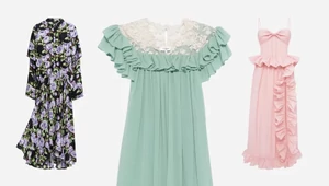 С советским флером и оголяющие плечи. Все это — самые модные платья сезона 