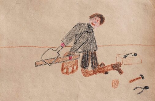 Алексанр Колдер. «Автопортрет», 1907 © Calder Foundation, New York. Mary Calder Rower Bequest, 2011