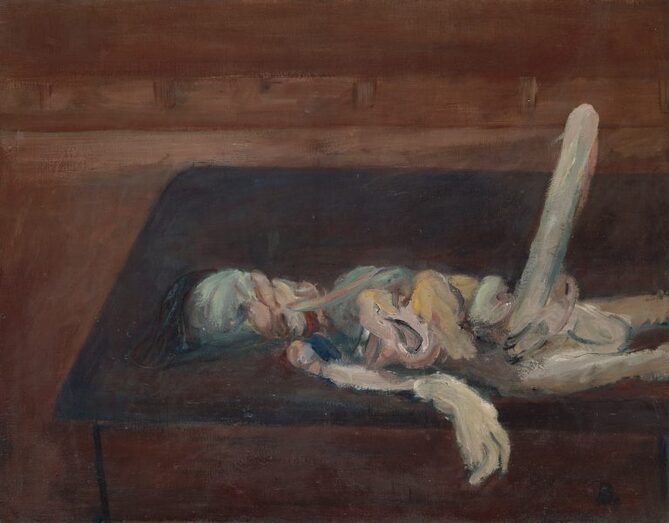 Георг Базелиц, «Обнаженный мужчина», 1962. © Georg Baselitz. Фото: Richard Brown