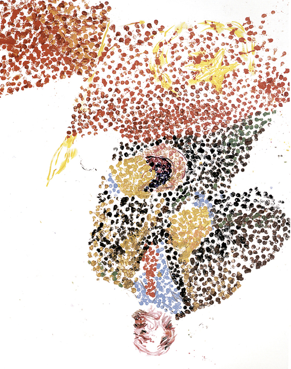 Георг Базелиц, «Ленин на трибуне», 1999