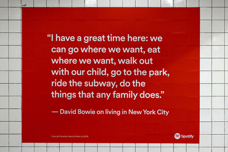 David Bowie Subway Takeover, 2018