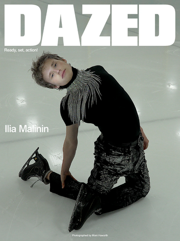 Олимпийский фигурист Илья Малинин — в съемке для нового выпуска британского Dazed