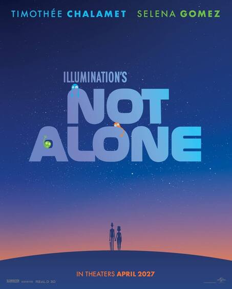Тимоти Шаламе и Селена Гомес озвучат главные роли в новом мультфильме Not Alone