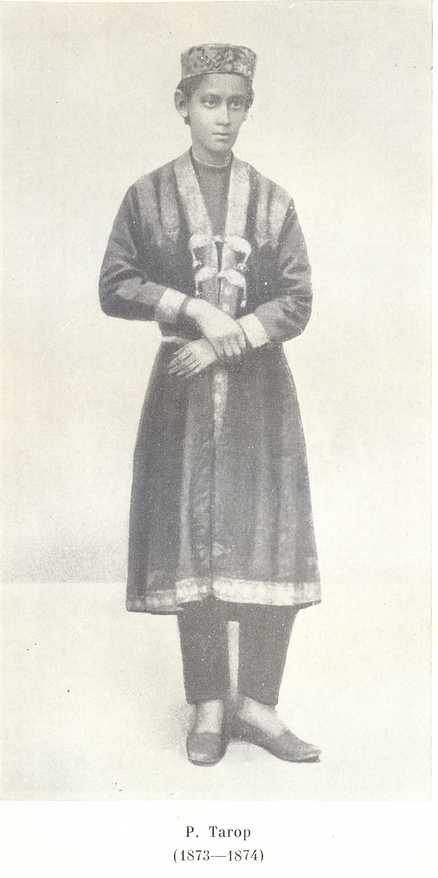 Рабиндранат Тагор в возрасте 12-13 лет, 1873-1874