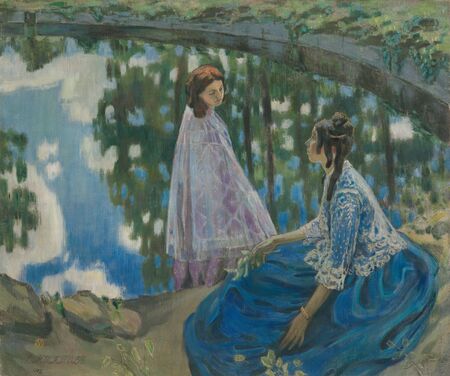 Виктор Борисов-Мусатов, «Водоем», 1902-1903