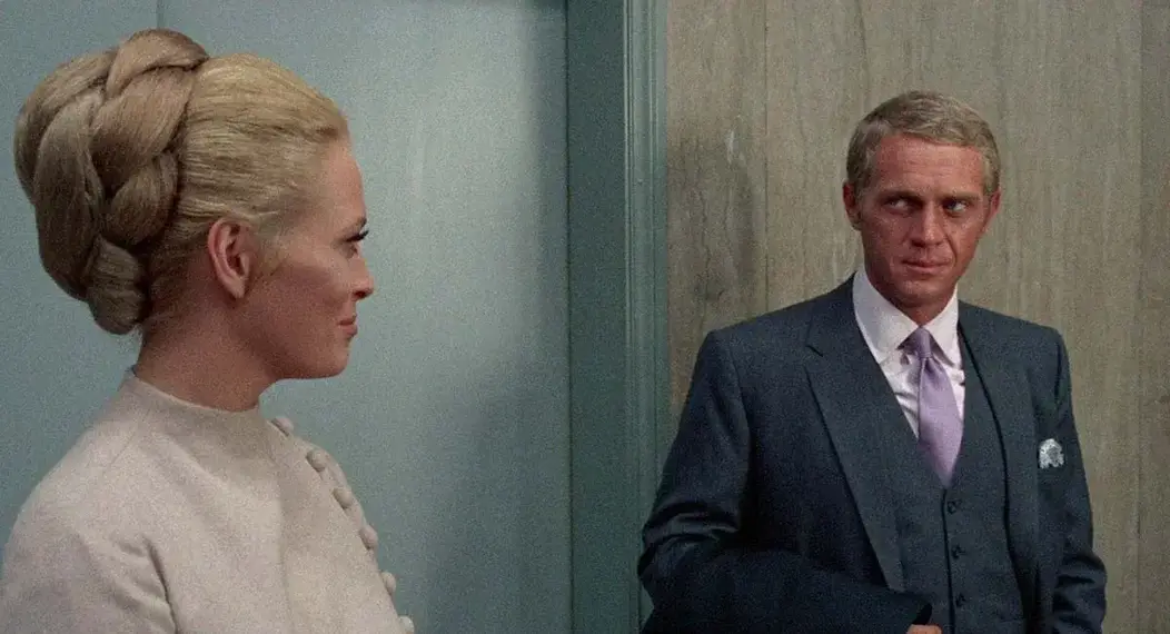 Фэй Данауэй и Стив МакКуин в фильме «Афера Томаса Крауна» (1968)