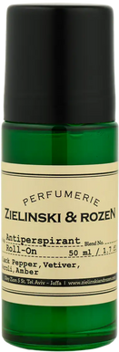 Антиперспирант Черный перец, Ветивер, Нероли, Амбра, Zielinski&Rozen