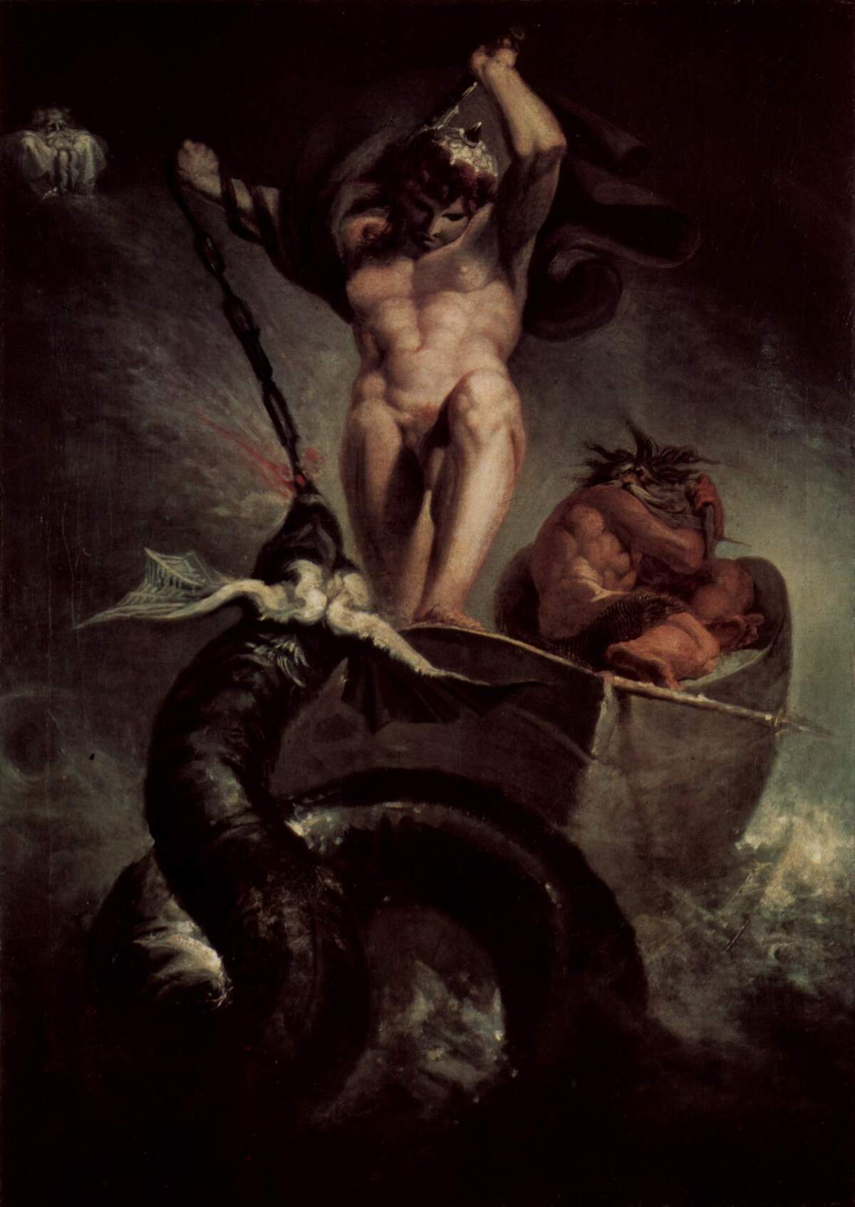 Иоганн Генрих Фюссли «Битва Тора со змеем Мидгарда», 1788. Royal Academy of Arts