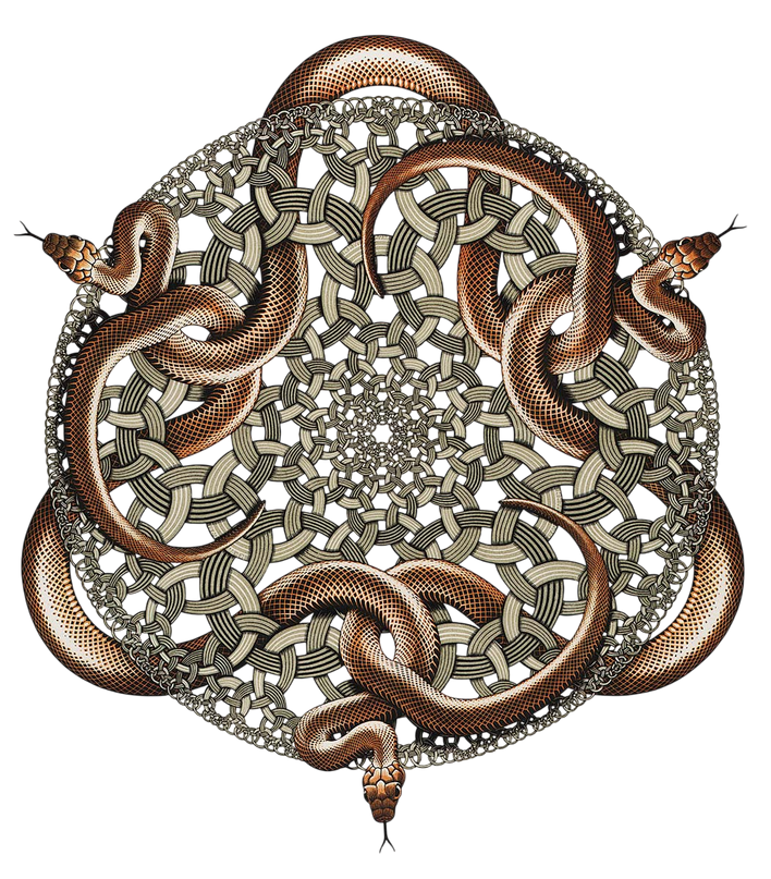 Мауриц Корнелис Эшер “Змеи”, 1969 © Museum Escher in The Palace