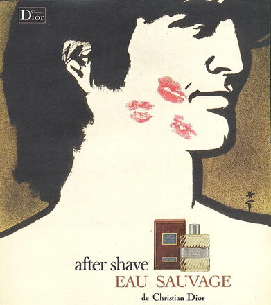 Реклама Eau Sauvage, Christian Dior, 1973
