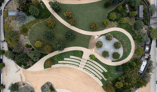 Lucas Museum of Narrative Art Фото: Roberto Gomez / Eric Furie / Sand Hill Media (внизу)