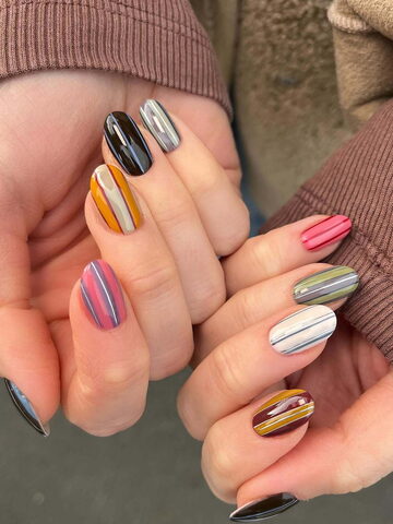 Осенний и зимний маникюр @nailsbyheather.errington