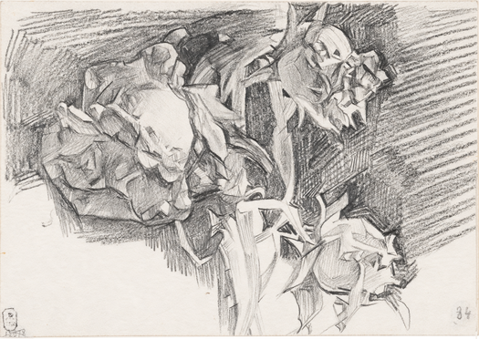М.А. Врубель. «Кампанулы», 1904 Бумага, графит © Государственный Русский музей