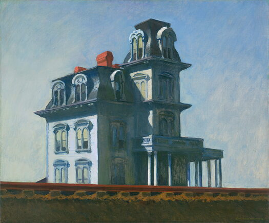 Эдвард Хоппер, «Дом у железной дороги», 1925