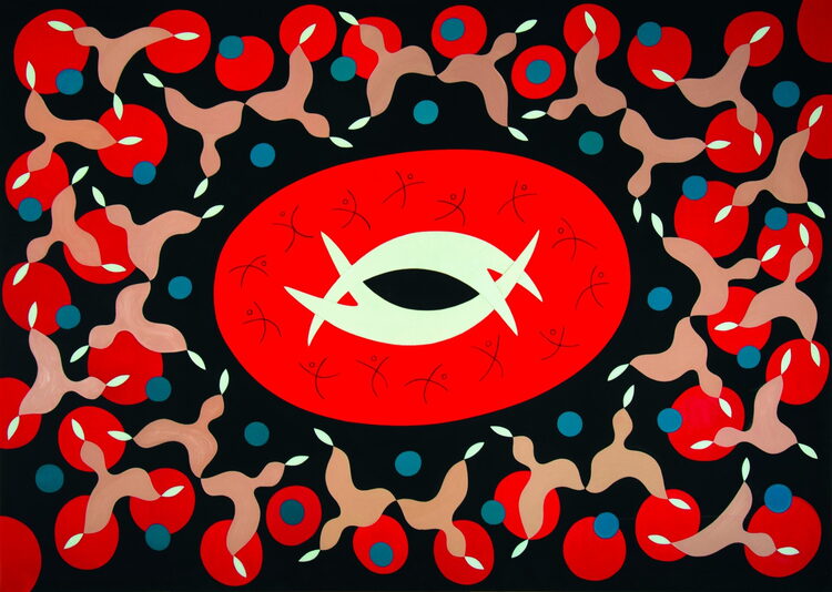 Андрей Поздеев. «Адам и Ева», 1985. Фонд Андрея Поздеева