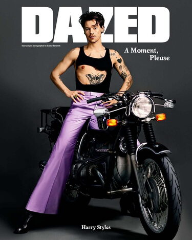 Гарри Стайлз на обложке Dazed winter issue, 2021