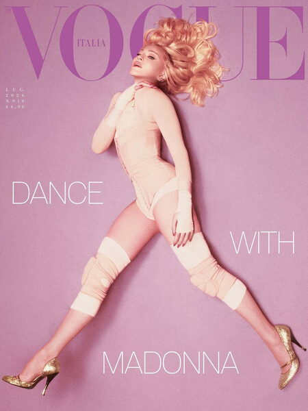 мадонна на обложке итальянского vogue, 2026