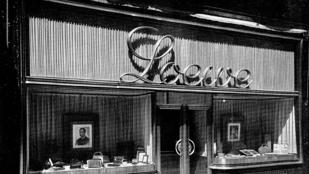 Магазин Loewe на Гран-Виа в Мадриде, 1939 © Loewe