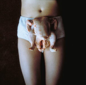 Сара Лукас, Chicken Knickers 1997. © Sarah Lucas, Sadie Coles HQ, London