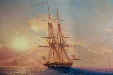 И.К. Айвазовский, «Рыбаки на берегу моря», фрагмент, 1852 © Савва Приходько
