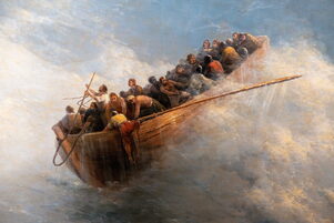 И.К. Айвазовский, «Всемирный потоп», фрагменты, 1864 © Савва Приходько
