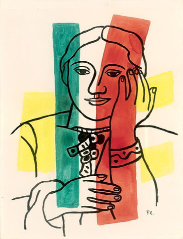Фернан Леже, «Портрет Нади», около 1952