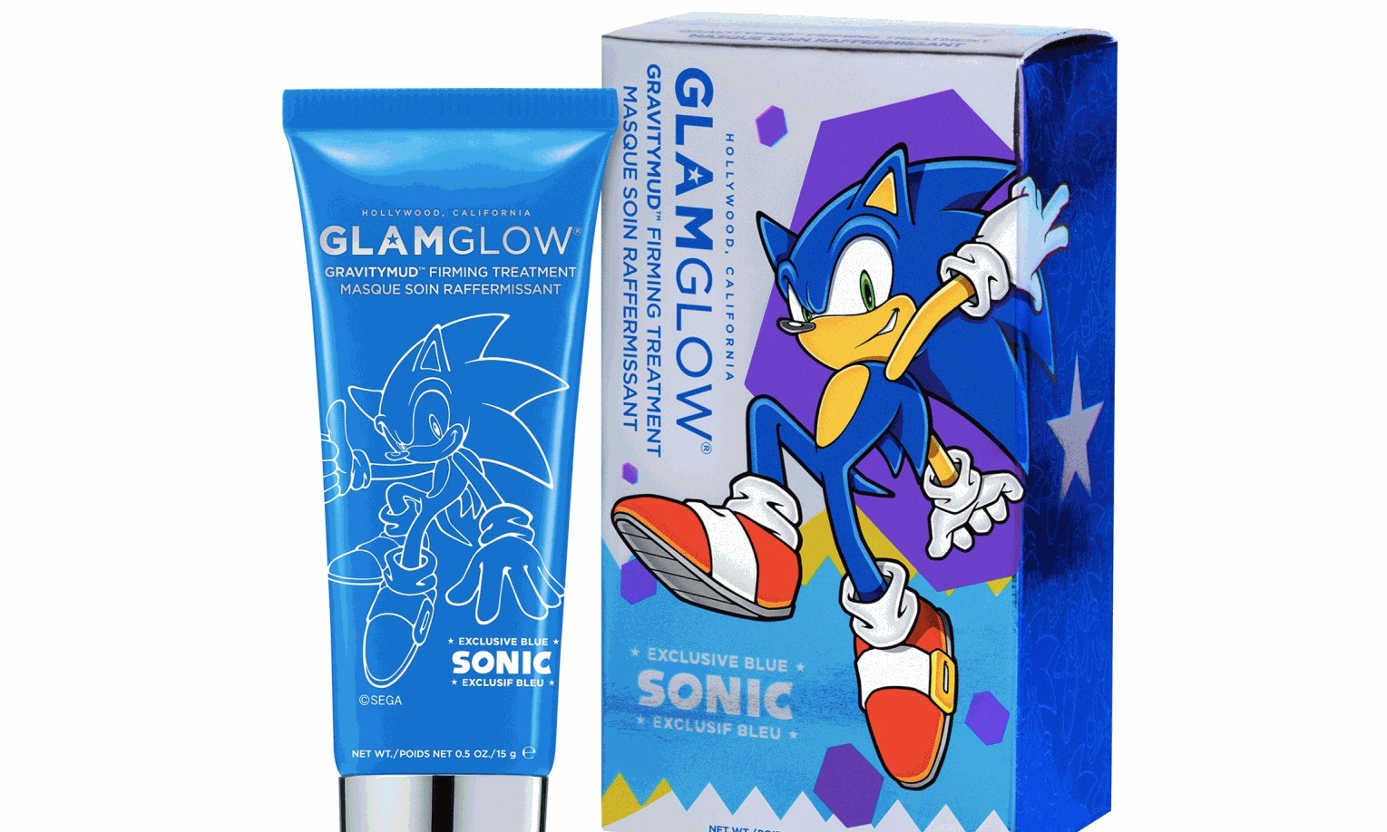 GlamGlow выпустили маску в честь юбилея Sonic the Hedgehog 