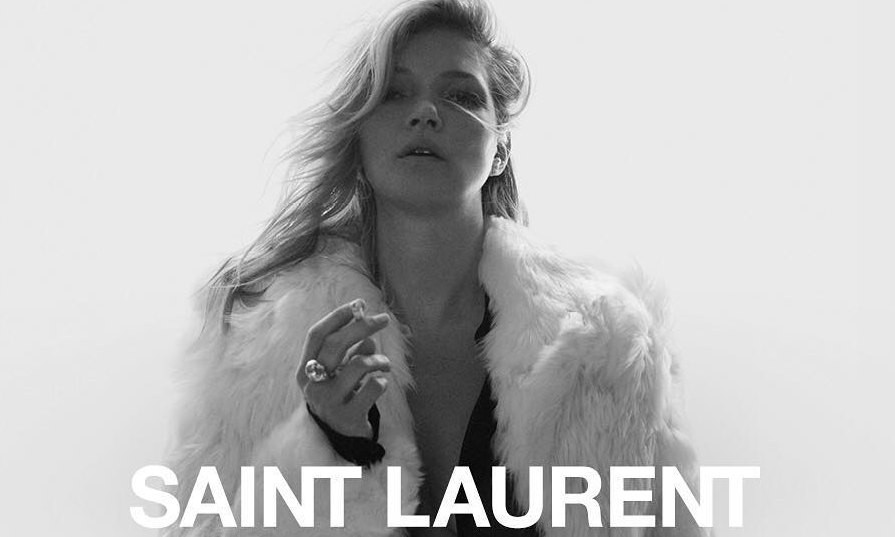 Кейт Мосс стала лицом Saint Laurent