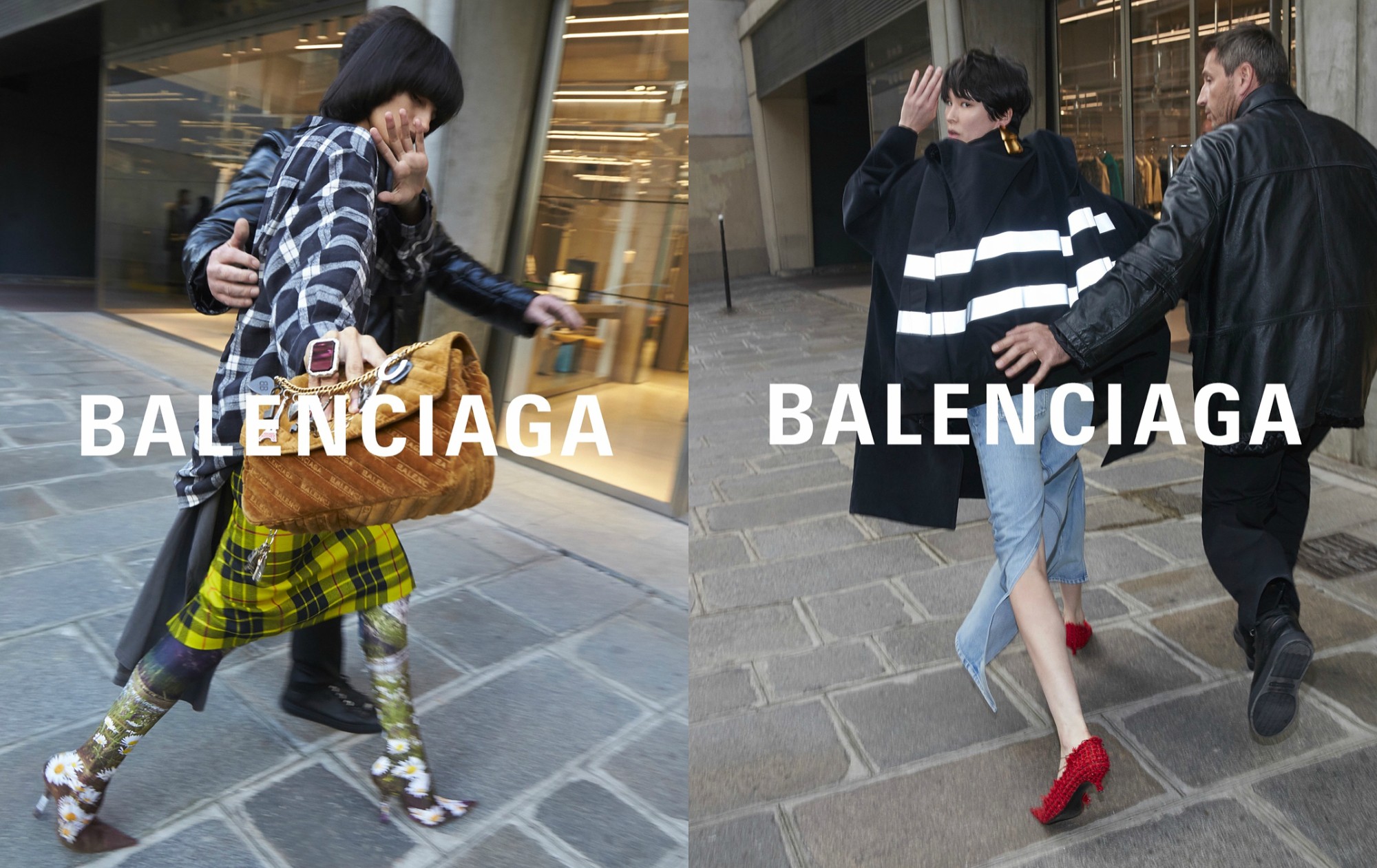 Balenciaga стилизовали новую кампанию под съемку папарацци
