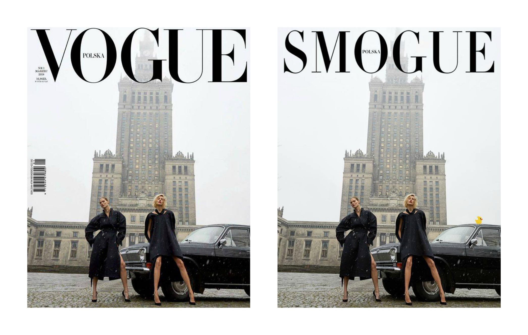 Обложка первого польского Vogue вызвала скандал в Польше