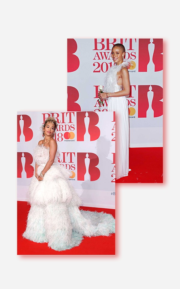 Три лучших белых платья на Brit Awards
