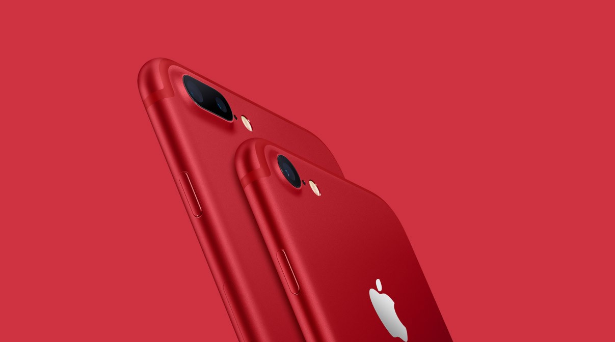 Apple выпустили iPhone 8 и 8 Plus в красном цвете