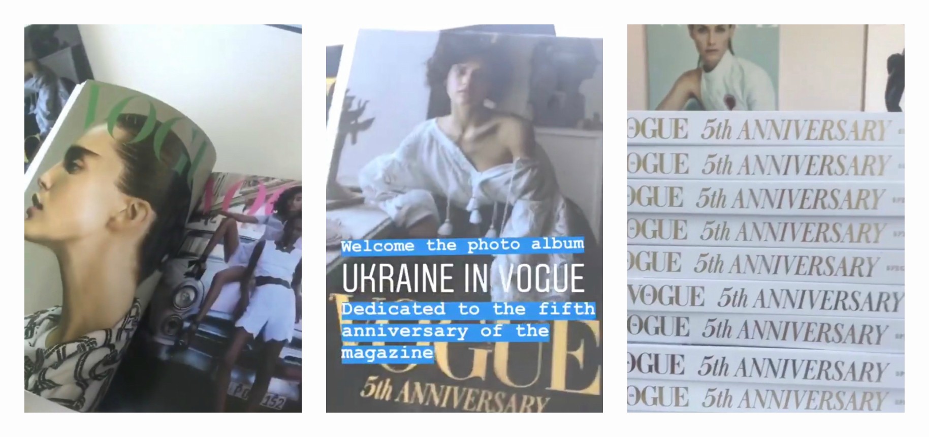 Украинский Vogue выпустил альбом с лучшими съемками