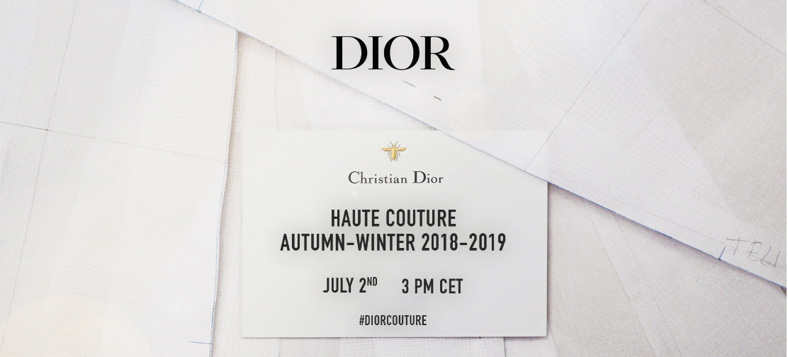 Прямая трансляция показа Dior Couture