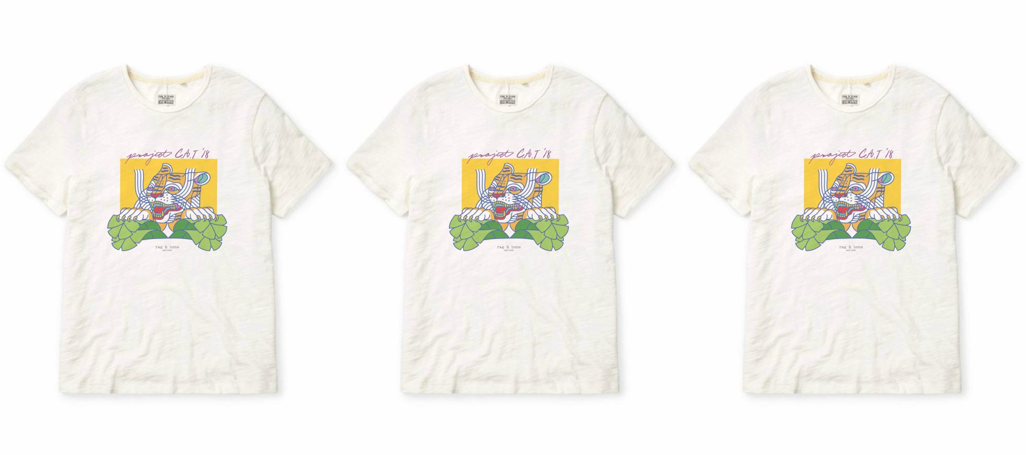 Rag & Bone выпустили футболки в поддержку тигров